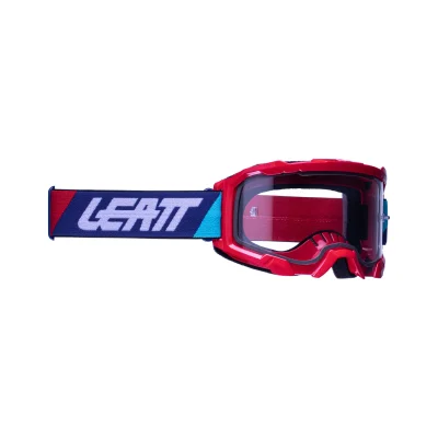 Gogle Velocity 4.5 Red czerwony/granatowy szybka przeźroczysta - Leatt