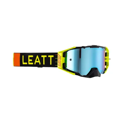 Gogle Velocity 6.5 Iriz Citrus Blue czarny/żółty fluo/pomarańczowy szybka niebieska/różowa lustrzana - Leatt