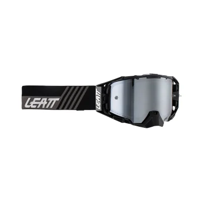 Gogle Velocity 6.5 Iriz Stealth Silver czarny/grafitowy szybka srebrna lustrzana - Leatt