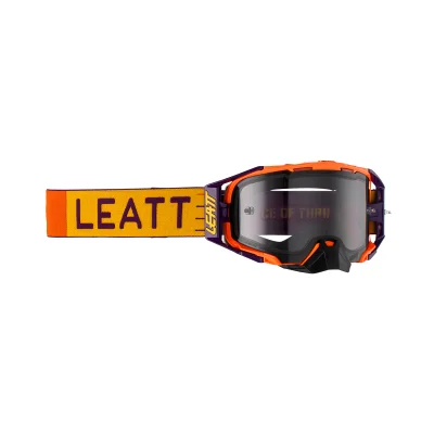 Gogle Velocity 6.5 Indigo Light Grey pomarańczowy/czarny szybka dymione lustro szara - Leatt