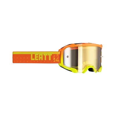 Gogle Velocity 4.5 Iriz Citrus Bronze pomarańczowy/żółty fluo szybka brązowa lustrzana - Leatt