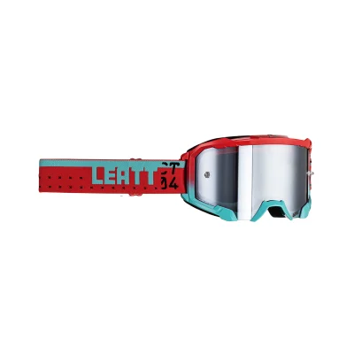 Gogle Velocity 4.5 Iriz Fuel Silver niebieski/czerwony szybka srebrna lustrzana - Leatt