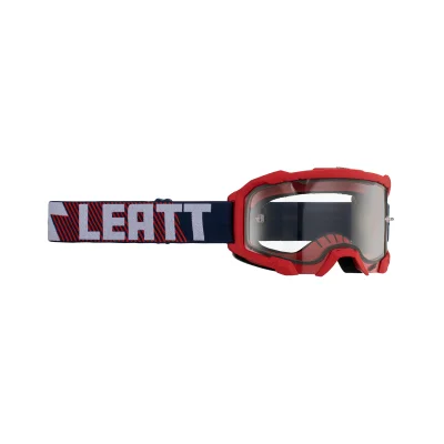 Gogle Velocity 4.5 Royal Clear czarny/czerwony szybka przeźroczysta - Leatt