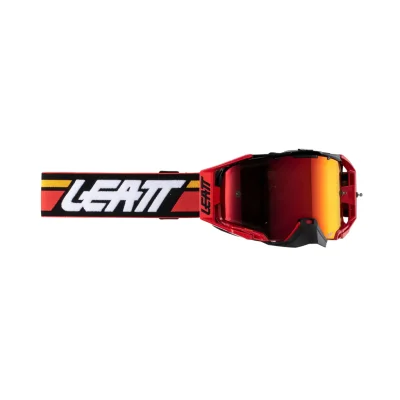 Gogle Velocity 6.5 Iriz Red Red czerwony/czarny szybka pomarańczowa lustro - Leatt