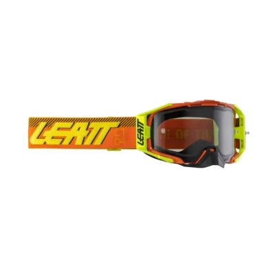Gogle Velocity 6.5 Citrus Light Grey pomarańczowy/żółty szybka dymione lustro szara - Leatt
