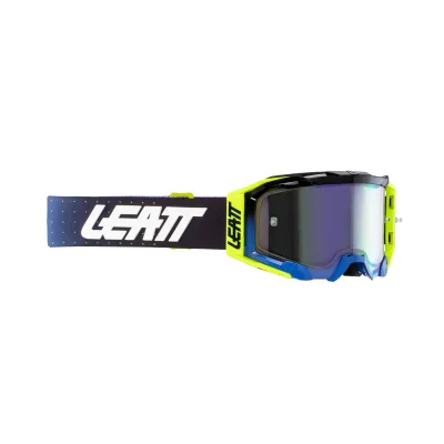 Gogle Velocity 6.5 Iriz UV Purple czarny/zielony/fioletowy szybka fioletowa lustro - Leatt