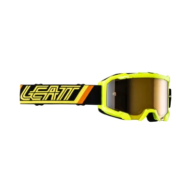 Gogle Velocity 4.5 Iriz Citrus Bronze żółty/czarny/pomarańczowy szybka brąz lustro - Leatt