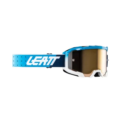Gogle Velocity 4.5 Iriz Cyan Bronze niebieski/biały szybka brąz lustro - Leatt