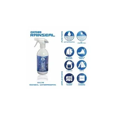 Środek do Impregnacji wodoodpornej materiałów tekstylnych rain seal 500 ml, waterproofing spray - Oxford