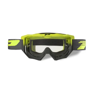 Gogle Venom TR żółty fluo/szary szybka przeźroczysta - Progrip