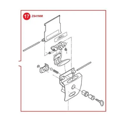 Element zamykania kufra K35NT - Kappa Element zamykania kufra K35NT - Kappa