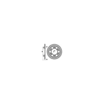 Zębatka tył stalowa PBR 5334 41Z rozmiar 520 JTR20-41 (533441C45) Zębatka tył stalowa PBR 5334 41Z rozmiar 520 JTR20-41 (533441C45)