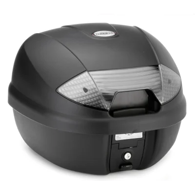 Kufer centralny K30NT 30L Monolock z płytą białe odblaski - Kappa Kufer centralny K30NT 30L Monolock z płytą białe odblaski - Kappa