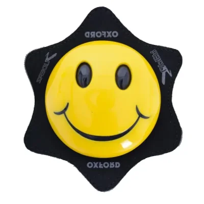 Oxford Slidery Do Kombinezonu Skórzanego 'Smiler' - Uśmiech Żółty (Komplet)