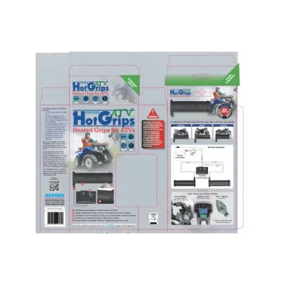 Podgrzewane manetki Oxford Essential ATV/QUAD z panelem sterującym do kierownicy 22mm (OF769)