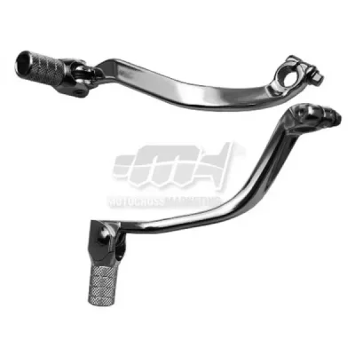 Dźwignia zmiany biegów M.C. Suzuki RM 250 89-12 aluminiowa srebrny końcówka stalowa (LCA4373)