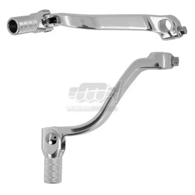 Dźwignia zmiany biegów M.C. Suzuki RMZ 450 08-20 aluminiowa srebrny końcówka stalowa (LCA4315) Dźwignia zmiany biegów M.C. Suzuki RMZ 450 08-20 aluminiowa srebrny końcówka stalowa (LCA4315)