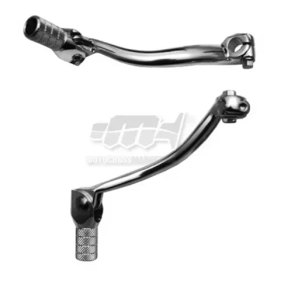Dźwignia zmiany biegów M.C. Yamaha YZF 450 06-13 aluminiowa srebrny końcówka stalowa (LCA4309)