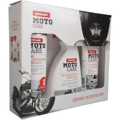 Zestaw do czyszczenia Łańcucha 500 ml, do czyszczenia motocykla 500 ml, do chromu i aluminium 150 ml) - Autoland Zestaw do czyszczenia Łańcucha 500 ml, do czyszczenia motocykla 500 ml, do chromu i aluminium 150 ml) - Autoland