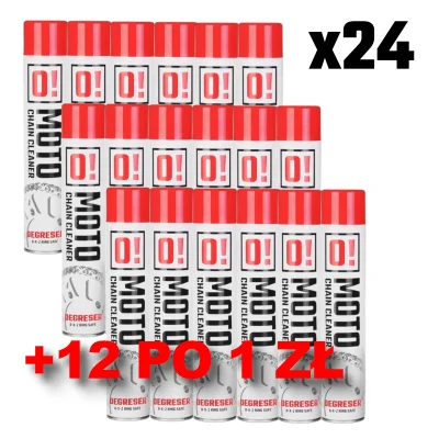 Zestaw 36 szt. 750 ml chain cleaner + 12 szt. po 1 zł - O-MOTO