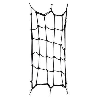 Siatka pająk na bagaże 6 haków 30cm x 30cm czarna - Oxford Siatka pająk na bagaże 6 haków 30cm x 30cm czarna - Oxford