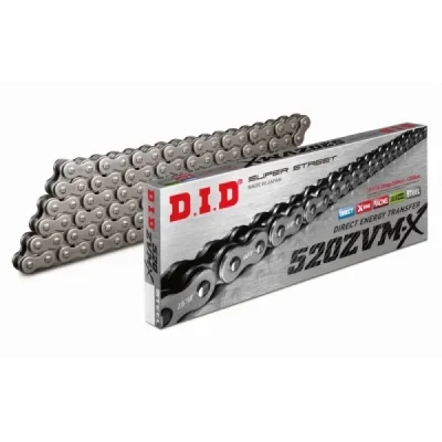 Łańcuch napędowy DID 520 ZVMX 110 X-Ring otwarty z zakuwką  - DID520ZVMX-110