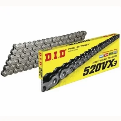 Łańcuch napędowy DID 520VX3/100 X-Ring otwarty z zakuwką Łańcuch napędowy DID 520VX3/100 X-Ring otwarty z zakuwką