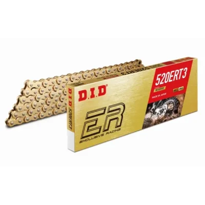 Did 520Ert3G&G-110 Łańcuch Złoty / Złoty (110-Ogniw) Bez O-Ringów (Otwarty + Zapinka) - Zastępuje 520Ert2 Did 520Ert3G&G-110 Łańcuch Złoty / Złoty (110-Ogniw) Bez O-Ringów (Otwarty + Zapinka) - Zastępuje 520Ert2