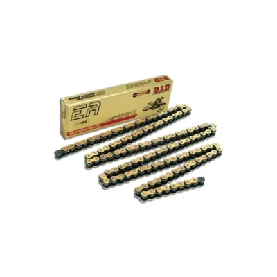 Łańcuch napędowy DID 428 NZ 128 G&B otwarty z zapinką złoty - DID428NZG&B-128
