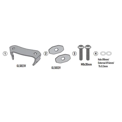 Adapter do stelaża bocznego KLO5145MK/KLO5145CAM BMW F 900 GS '24- bez stelaża centralnego KR5145 - Kappa Adapter do stelaża bocznego KLO5145MK/KLO5145CAM BMW F 900 GS '24- bez stelaża centralnego KR5145 - Kappa