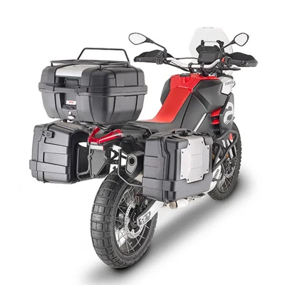 Stelaż kufrów bocznych Monokey Aprilia Tuareg 660 '21 pod kufry K-Venture Alu/K'Mission Alu - Kappa Stelaż kufrów bocznych Monokey Aprilia Tuareg 660 '21 pod kufry K-Venture Alu/K'Mission Alu - Kappa