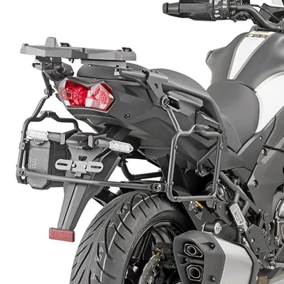 Stelaż kufrów bocznych szybkiego montażu Monokey Kawasaki Versys 1000/SE '19-'23 pod kufry K'Mission Alu - Kappa Stelaż kufrów bocznych szybkiego montażu Monokey Kawasaki Versys 1000/SE '19-'23 pod kufry K'Mission Alu - Kappa