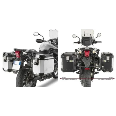 Stelaż kufrów bocznych Monokey Cam Side Triumph Tiger 800/800 XC/800 XR '11-'17 pod kufry KFR K'Force Alu - Kappa