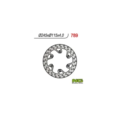 Tarcza hamulcowa NG tył  Yamaha YZ 125 250 02-15 YZF WRF 02-15 Suzuki RM 125 250 88-1 (NG789)