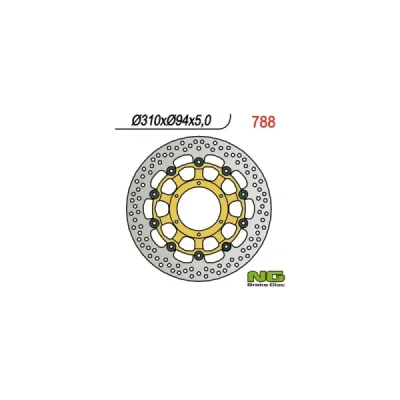 Tarcza hamulcowa NG przód  Honda CBR 1000 RR 04-05 CB 1300 01-10 CBR 600RR 03-17 CB 1000R 08-16 CTX 1300 14-16 (NG788)