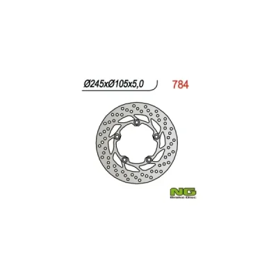Tarcza hamulcowa NG tył Yamaha FZ6 FZ1 MT 03 Ducati (NG784) Tarcza hamulcowa NG tył Yamaha FZ6 FZ1 MT 03 Ducati (NG784)