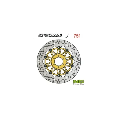 Tarcza hamulcowa NG przód Honda CBR 900 98-99 (NG751) Tarcza hamulcowa NG przód Honda CBR 900 98-99 (NG751)