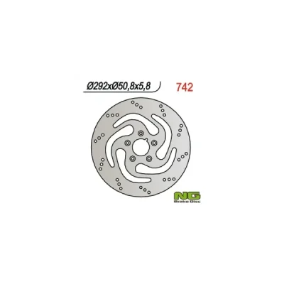 Tarcza hamulcowa NG tył do Harley-Davidson 883 1340 84-98 (NG742) Tarcza hamulcowa NG tył do Harley-Davidson 883 1340 84-98 (NG742)