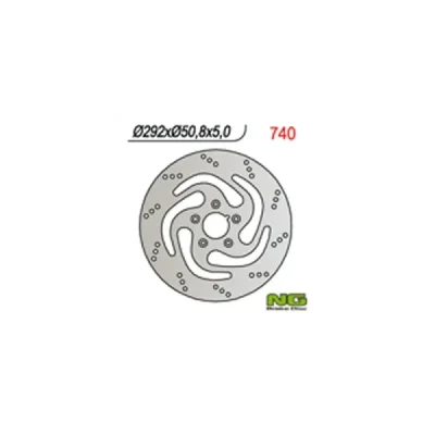 Tarcza hamulcowa NG przód do Harley-Davidson 883 1200 1340 1450 DO 99 (NG740) Tarcza hamulcowa NG przód do Harley-Davidson 883 1200 1340 1450 DO 99 (NG740)