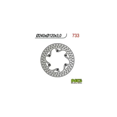 Tarcza hamulcowa NG przód Husqvarna CR WR 125 250 360 87-91 TE 350 89-91 TC TE 610 91 (NG733) Tarcza hamulcowa NG przód Husqvarna CR WR 125 250 360 87-91 TE 350 89-91 TC TE 610 91 (NG733)