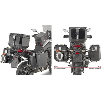 Stelaż kufrów bocznych Monokey Cam Side Yamaha Tenere 700/World Raid '19-'23 pod kufry KFR K'Force Alu - Kappa Stelaż kufrów bocznych Monokey Cam Side Yamaha Tenere 700/World Raid '19-'23 pod kufry KFR K'Force Alu - Kappa