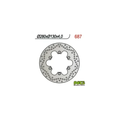 Tarcza hamulcowa NG przód Kawasaki ER 5 GPZ 750 900 (NG687) Tarcza hamulcowa NG przód Kawasaki ER 5 GPZ 750 900 (NG687)