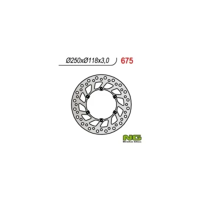 Tarcza hamulcowa NG przód  Suzuki RM RMZ 250 DRZ Yamaha YZ YZF WR 02-15 (NG675)