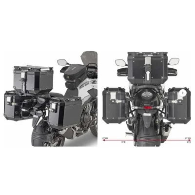 Stelaż kufrów bocznych Monokey Cam Side Honda CB 500 X '19-'20 pod kufry KFR K'Force Alu - Kappa Stelaż kufrów bocznych Monokey Cam Side Honda CB 500 X '19-'20 pod kufry KFR K'Force Alu - Kappa