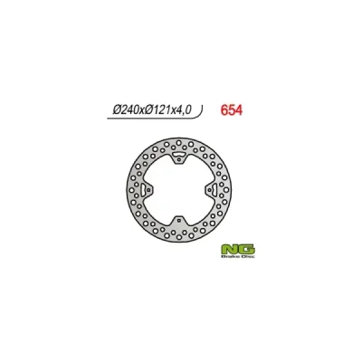 Tarcza hamulcowa NG tył Honda CR 125 250 02-07 CRF 250 450R 04-16 (NG654) Tarcza hamulcowa NG tył Honda CR 125 250 02-07 CRF 250 450R 04-16 (NG654)