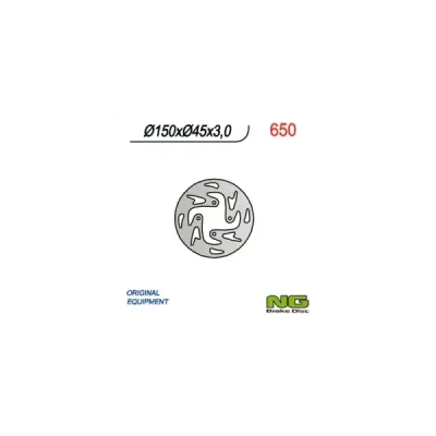 Tarcza hamulcowa GAS GAS TXT tył 150x45x3 - NG