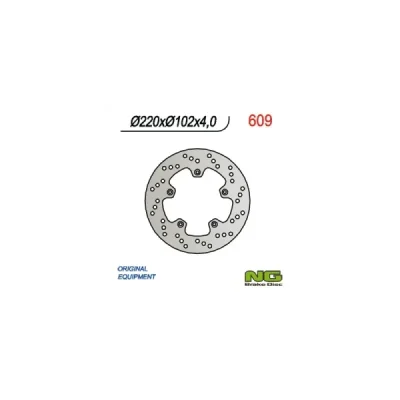 Tarcza hamulcowa NG tył Yamaha TZR 50R 03-15 (NG609) Tarcza hamulcowa NG tył Yamaha TZR 50R 03-15 (NG609)