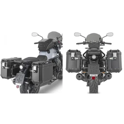 Stelaż kufrów bocznych Monokey Cam Side Moto Guzzi V7 Stone '21 pod kufry KFR K'Force Alu - Kappa Stelaż kufrów bocznych Monokey Cam Side Moto Guzzi V7 Stone '21 pod kufry KFR K'Force Alu - Kappa