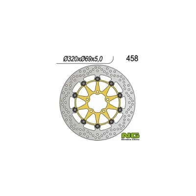 Tarcza hamulcowa GSXR600/750 '97-'03, GSXR1000 '00-'04, TL1000, GSXR1300 Hayabusa '99-'07 320x69x5 pływająca - NG Tarcza hamulcowa GSXR600/750 '97-'03, GSXR1000 '00-'04, TL1000, GSXR1300 Hayabusa '99-'07 320x69x5 pływająca - NG
