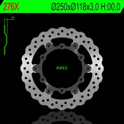 Tarcza hamulcowa NG przód Yamaha YZ YZF 01-16 WRF 02-17 (NG276X) Tarcza hamulcowa NG przód Yamaha YZ YZF 01-16 WRF 02-17 (NG276X)